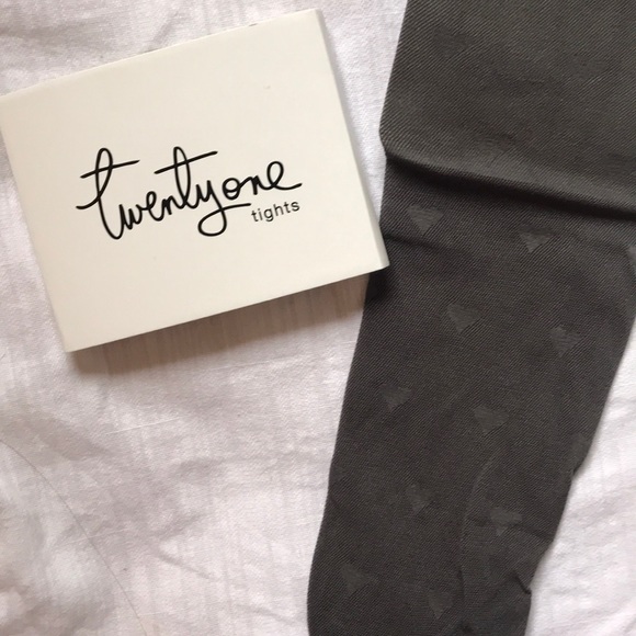 Forever 21 Accessories - Forever 21 - Gray Heart Tights
